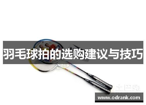 羽毛球拍的选购建议与技巧